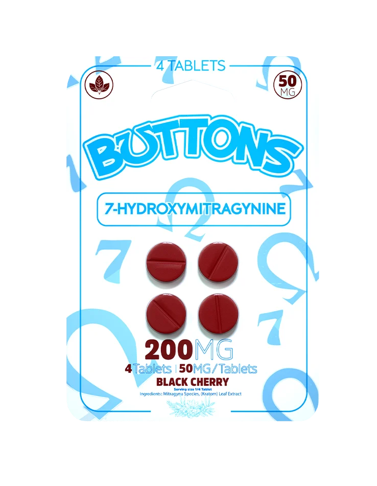 BUTTONS - 25MG - BLACK CHERRY - SINGLE