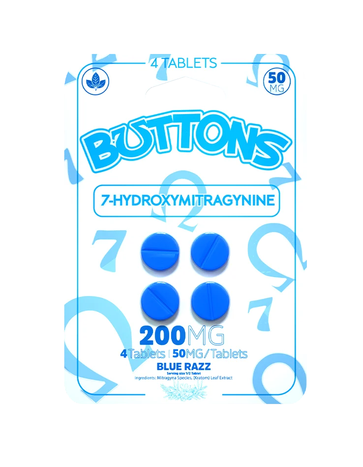 BUTTONS - 25MG - BLUERAZZ - SINGLE