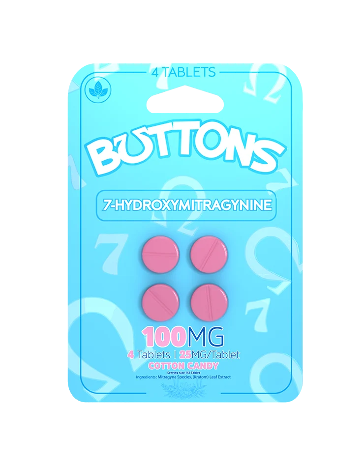 BUTTONS - 25MG - COTTON CANDY - SINGLE
