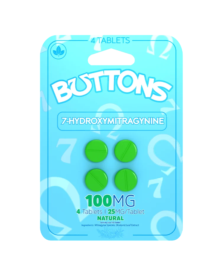 BUTTONS - 25MG - NATURAL - SINGLE