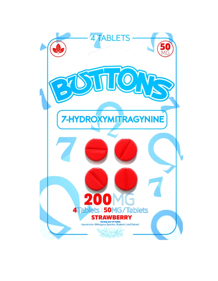 BUTTONS - 25MG - STRAWBERRYWHITE - SINGLE